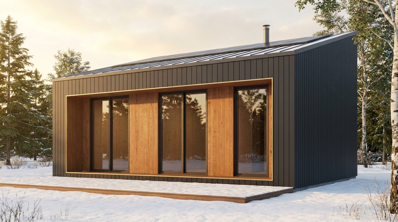 風の塔 外観 — AI render based on BIM specs