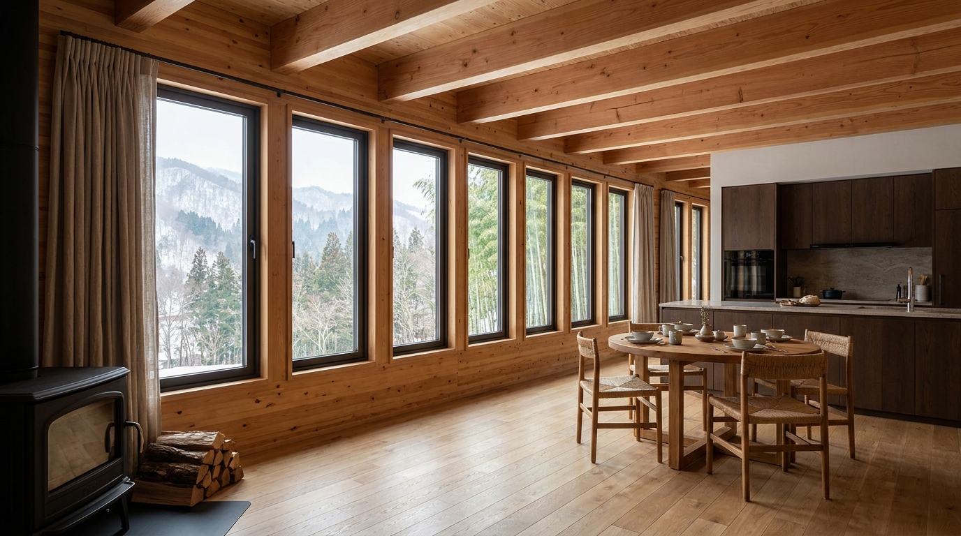 陽の小屋 内観