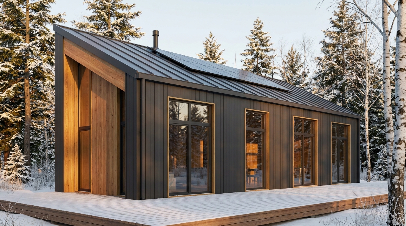 南の里 外観 — AI render based on BIM specs