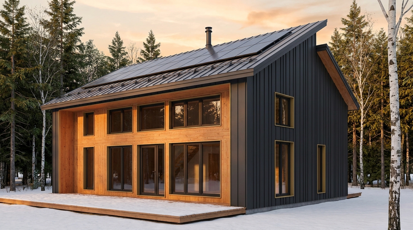 東の塔 外観 — AI render based on BIM specs