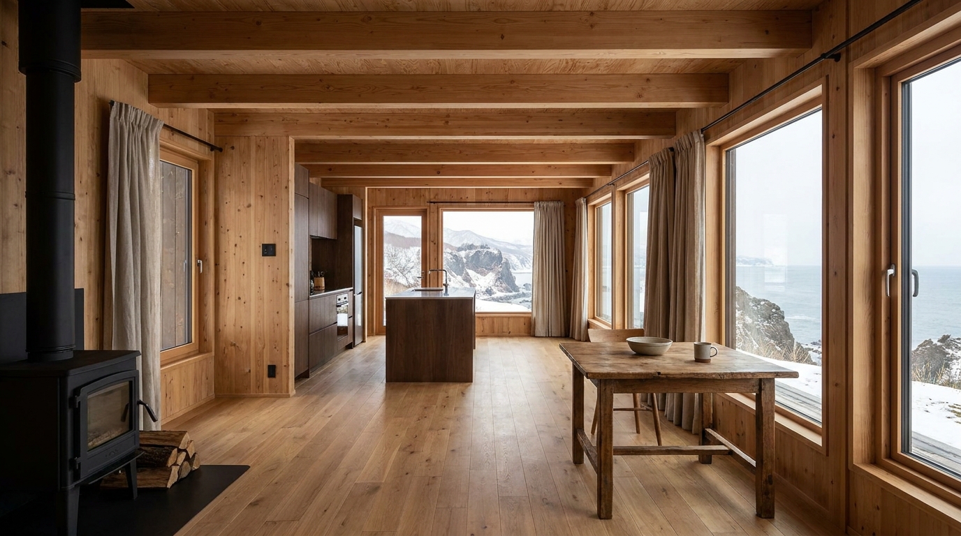 西の小屋 内観