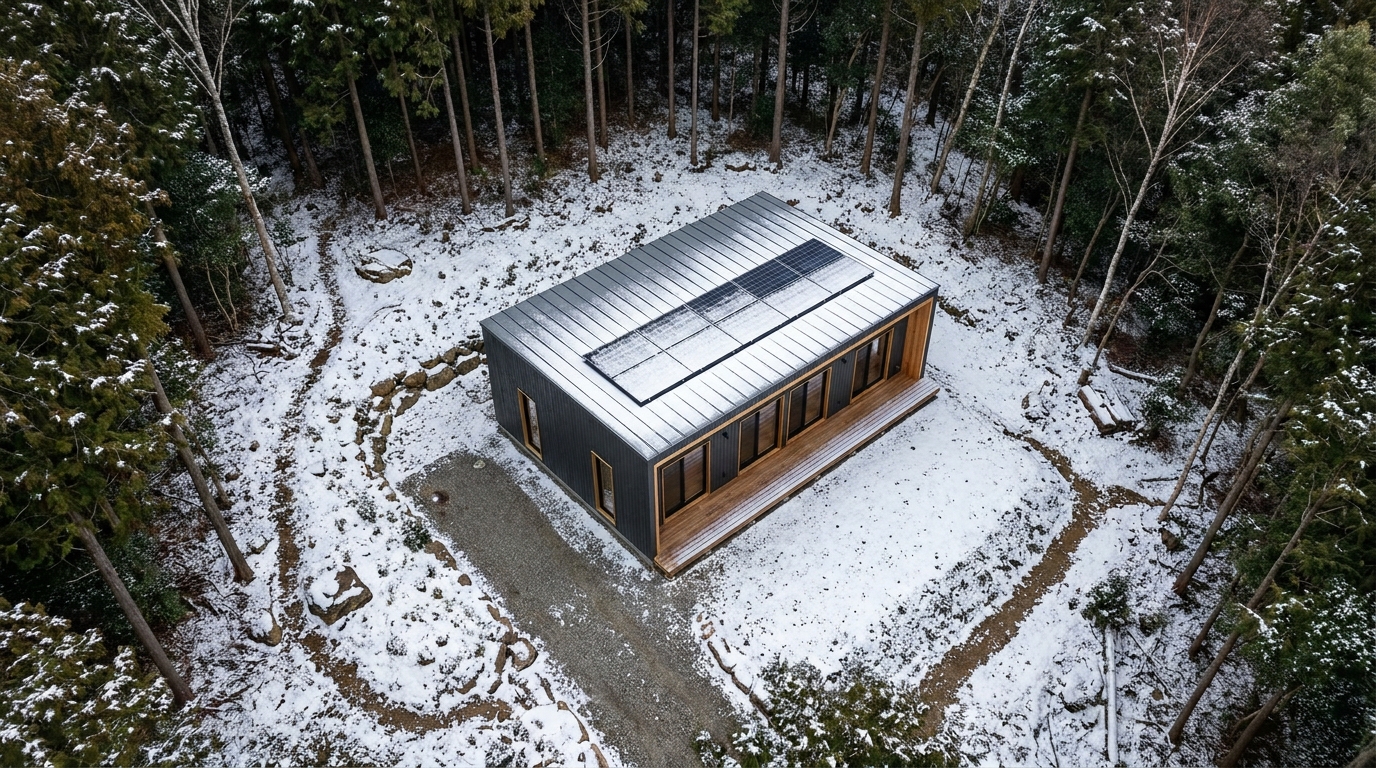 北の小屋 配置