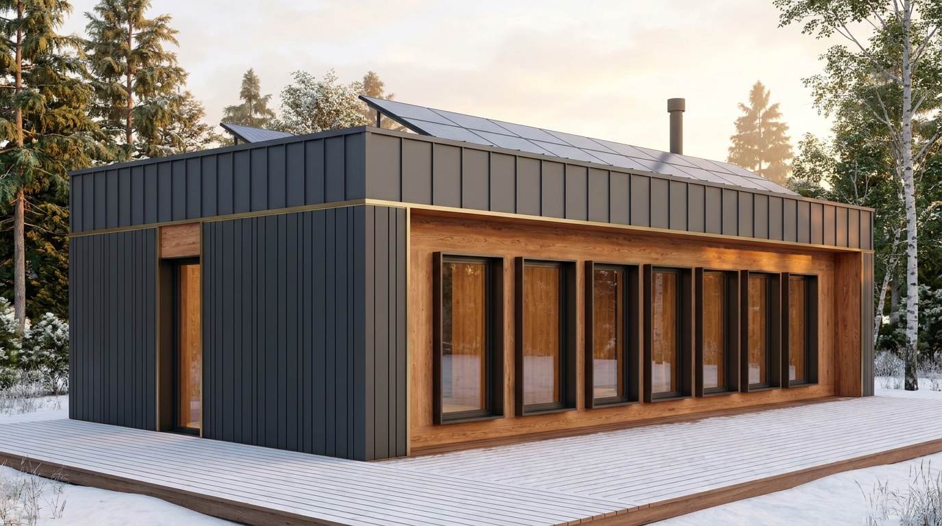風の塔 外観 — AI render based on BIM specs