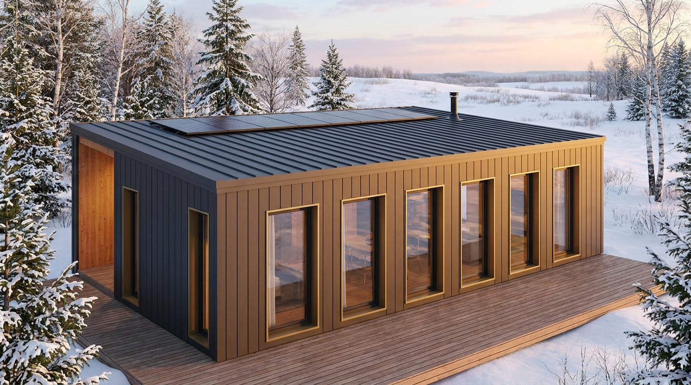 東の塔 外観 — AI render based on BIM specs