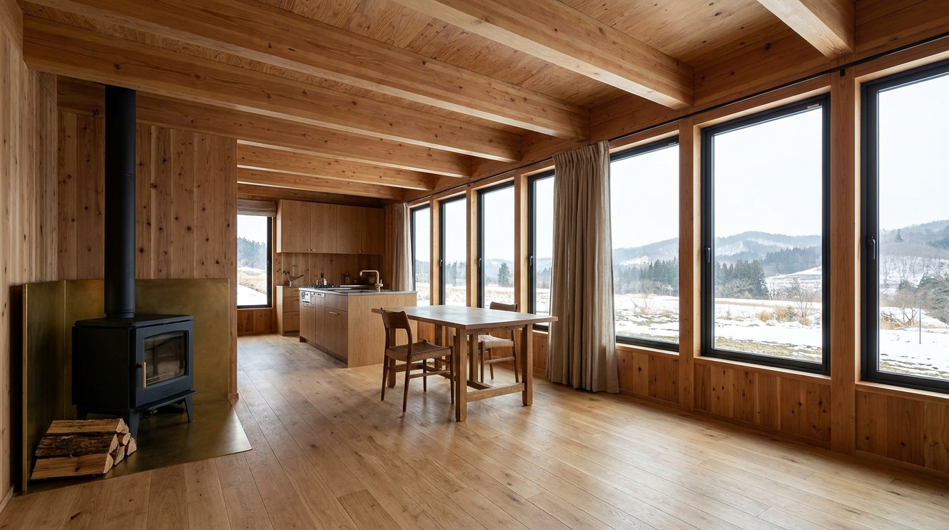 陽の小屋 内観