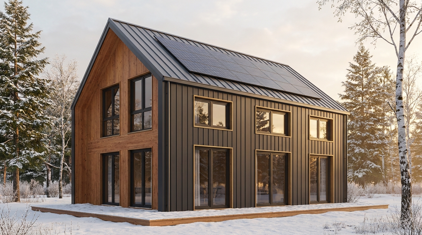 月の蔵 外観 — AI render based on BIM specs