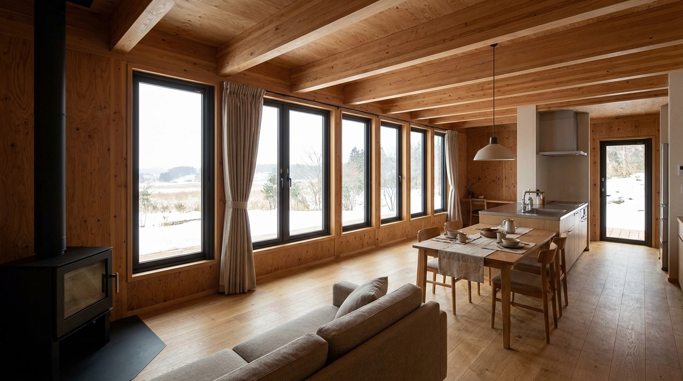 東の小屋 内観