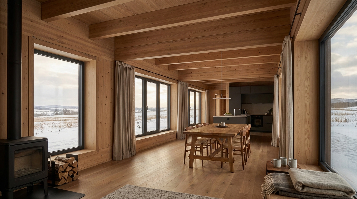 陽の小屋 内観