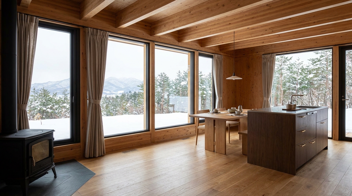 風の小屋 内観