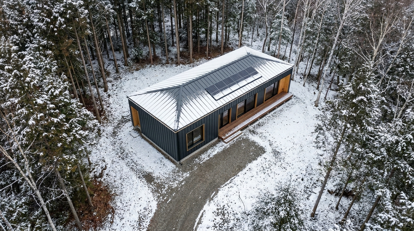 森の小屋 配置