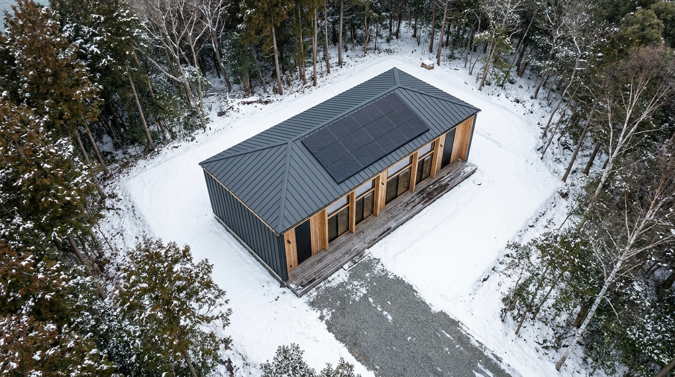 南の小屋 配置