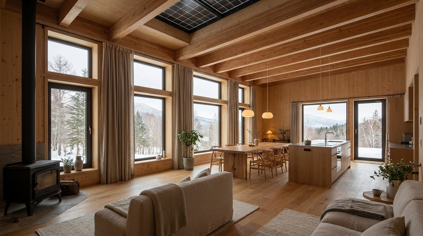 南の小屋 内観