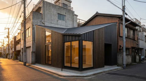 中野区中野 4 — 地下スタジオ + 住居