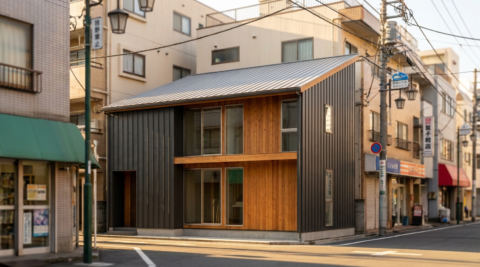 中野区中野 4 — 地下スタジオ + 住居