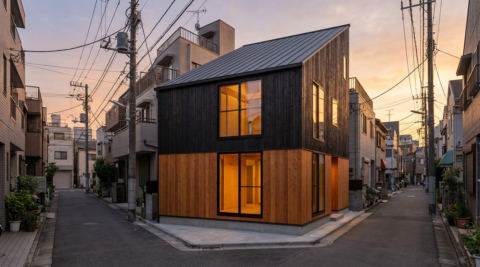 中野区中野 4 — 地下スタジオ + 住居