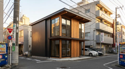 中野区中野 4 — 地下スタジオ + 住居