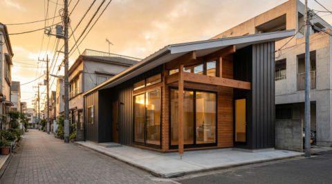 中野区中野 4 — 地下スタジオ + 住居