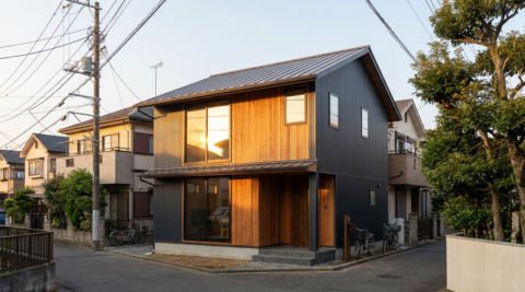 横浜市港北区小机町の家（CLT パネル版）