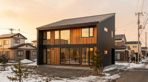 札幌市白石区北郷一条の家