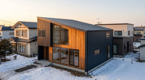 札幌市清田区北野二条の家