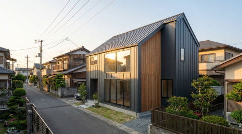 京都市右京区太秦蜂岡町の家