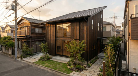 世田谷区代田の家（木造軸組版）