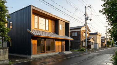 札幌市豊平区西岡二条の家