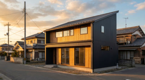 松本市 中庭の家