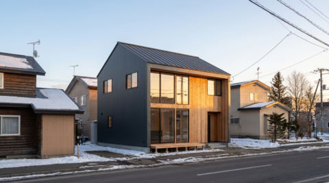 札幌市白石区北郷九条の家