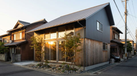 京都市右京区太秦堀池町の家
